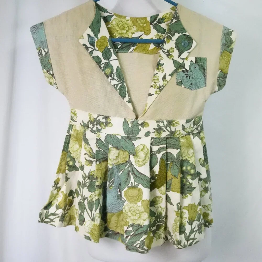 Fancy Hanging Bag for Clothes Pins Vintage Retro EUC Bag Holder 50's Style Dress